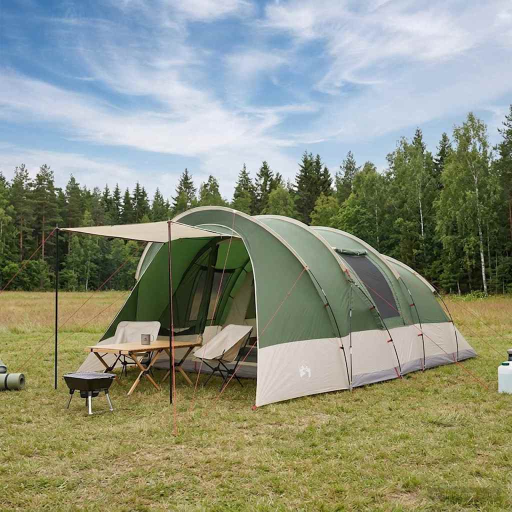 vidaXL Cort tunel Verde 560 x 395 x 212 cm