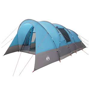 vidaXL Tunnelitelk 560 x 395 x 212 cm Sinine 185T Pol&uuml;ester PU-kattega