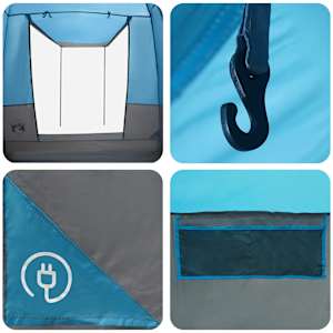 Party Stan Modrá 4 osoby 185T polyester s PU povrchovou úpravou - obrázek 9