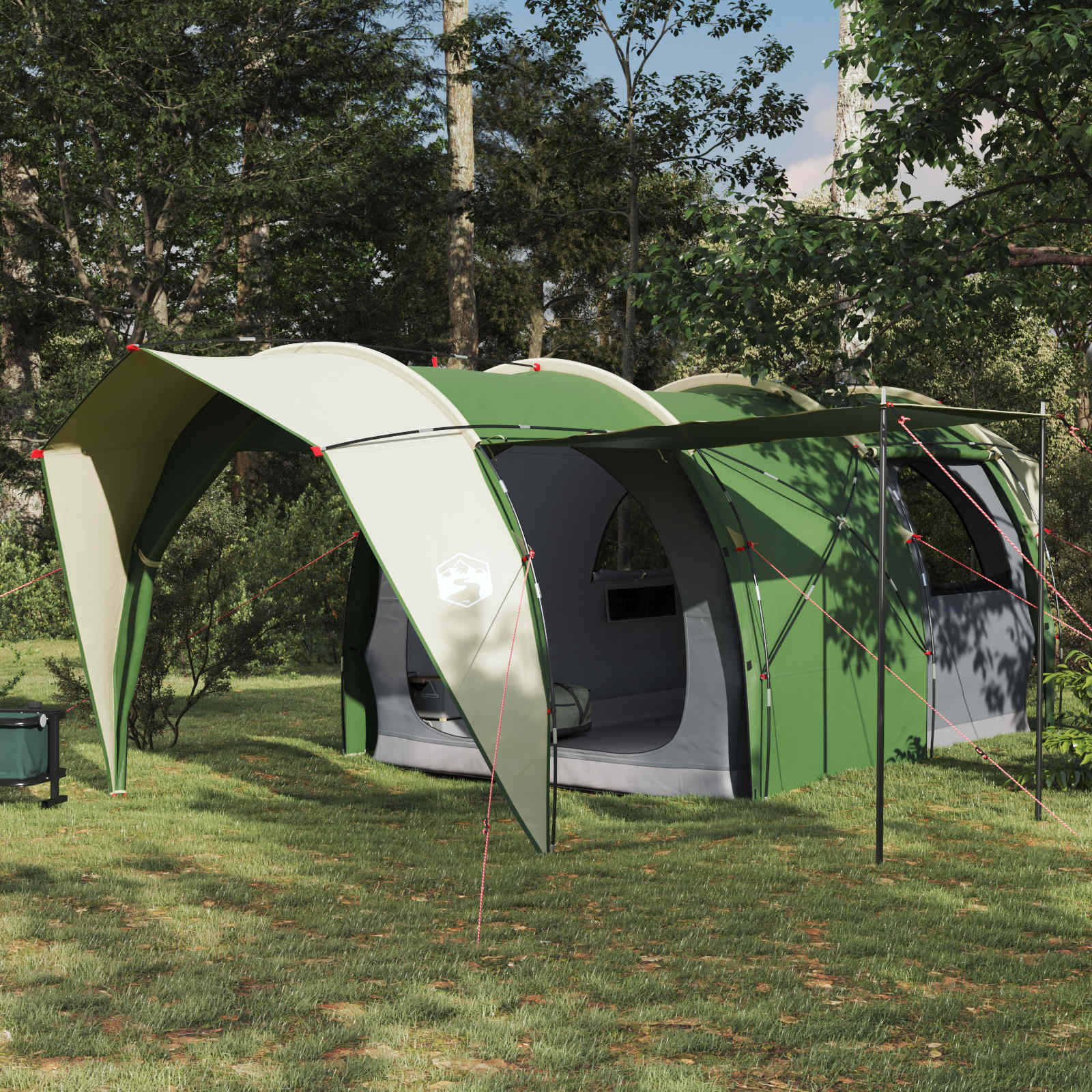 vidaXL Cort tunel Verde 562 x 265 x 216 cm