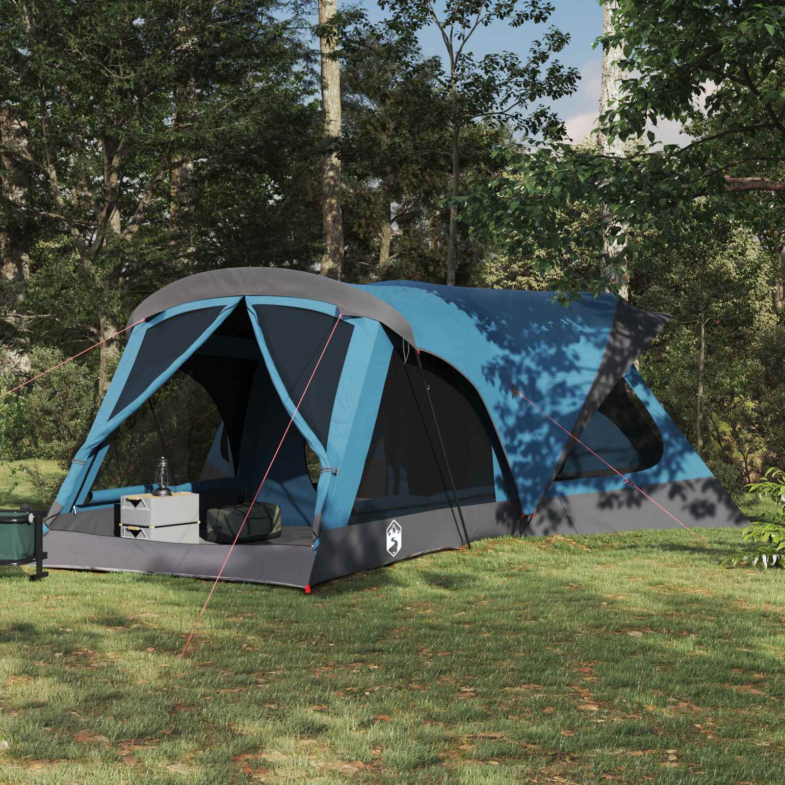 vidaXL Cort de Familie albastru 550 x 555 x 208 cm