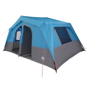 vidaXL Peretelk 533 x 312 x 230 cm Sinine 185T Pol&uuml;ester PU-kattega