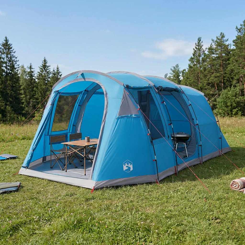 vidaXL Cort tunel albastru 505 x 330 x 204 cm