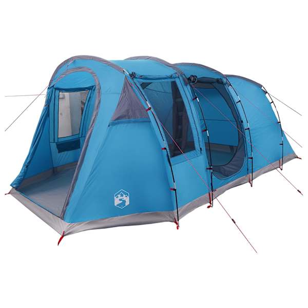 vidaXL Tunnelitelk 505 x 330 x 204 cm Sinine 185T Pol&uuml;ester PU-kattega