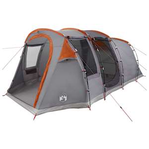 vidaXL Tunnelitelk 505 x 330 x 204 cm Hall ja oranž