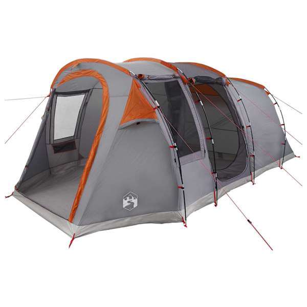 vidaXL Tunnelitelk 505 x 330 x 204 cm Hall ja oranž
