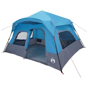vidaXL Kohene Telk Sinine 340 x 280 x 190 cm 185T Pol&uuml;ester PU-kattega