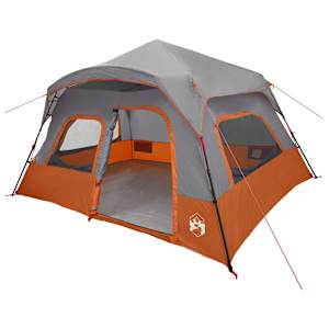 vidaXL Kohene Telk Hall ja oranž 340 x 280 x 190 cm