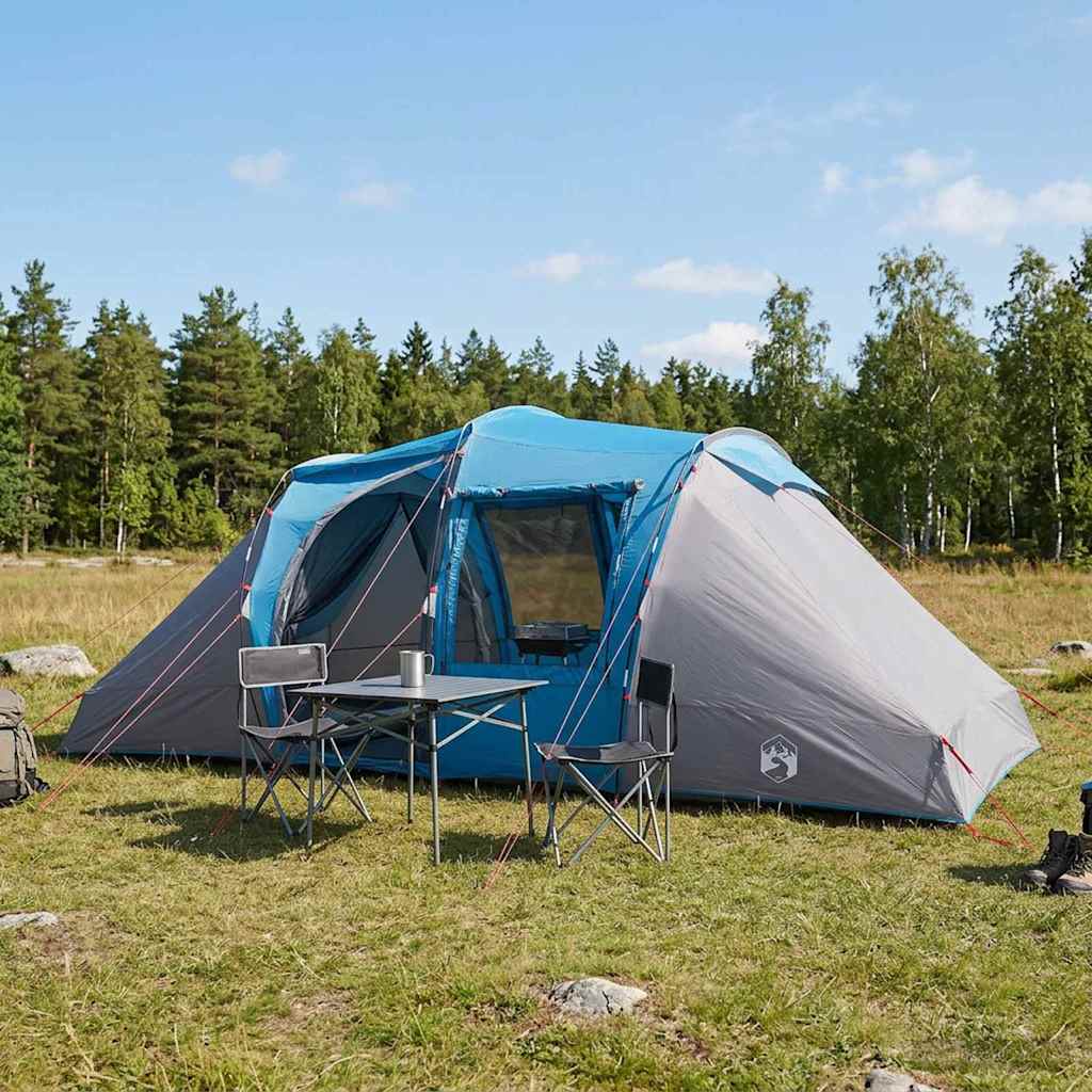 vidaXL Takojšnji šotor Modra 524 x 232 x 192 cm