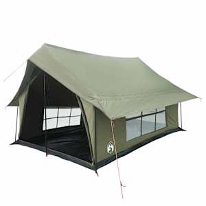 vidaXL Kabintelk Armee rohelis 340 x 246 x 210 cm Puuvillasegu