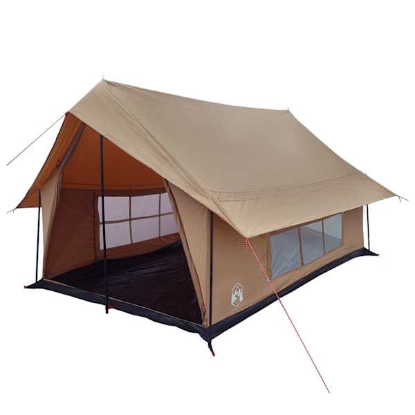 vidaXL Kabintelk Pruun 340 x 246 x 210 cm Puuvillasegu