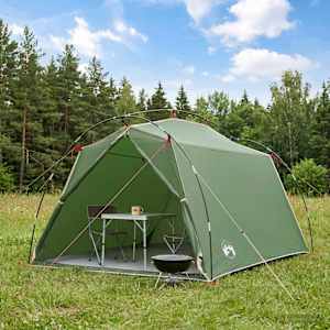 Tunelski šotor Zelena 2 osebi 185T poliester s PU premazom