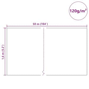 Fleece pro ochranu rostlin před mrazem Bílá 50 x 1,6 m - obrázek 12