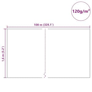 Fleece pro ochranu rostlin před mrazem Bílá 100 x 1,6 m - obrázek 12
