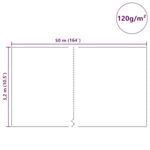 Fleece pro ochranu rostlin před mrazem Zelená 50 x 3,2 m - obrázek 12