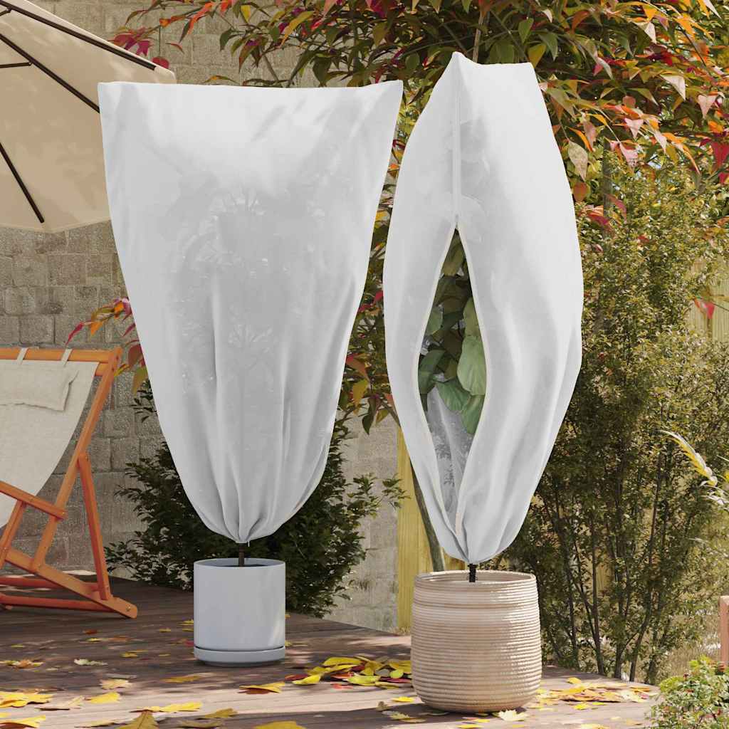  Accesorii pentru grădinărit - Huse din fleece pentru protecția plantelor împotriva înghețului 5 pcs