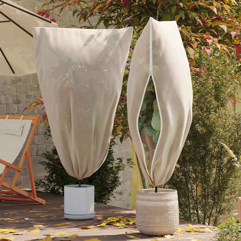  Accesorii pentru grădinărit - Huse din fleece pentru protecția plantelor împotriva înghețului 5 pcs