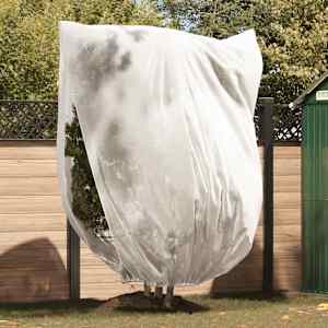 Pokrovni flis za zaščito rastlin pred zmrzaljo Bela 2,4 x 2 m