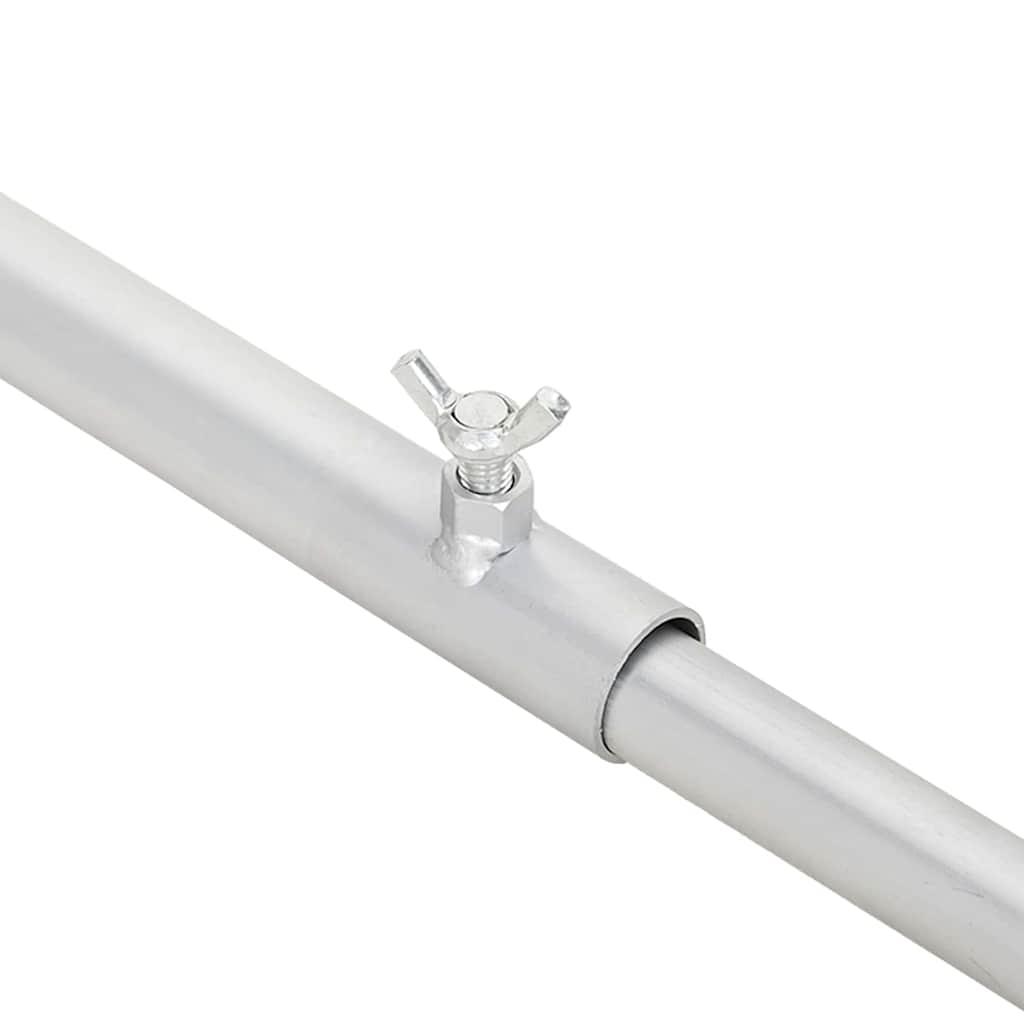 Alkalmas sík ponyva tartóhoz 3 pcs Ezüst 100-145 cm Alumínium 