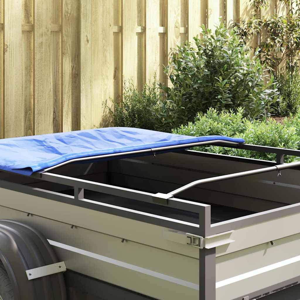 Alkalmas sík ponyva tartóhoz 3 pcs Ezüst 100-145 cm Alumínium 