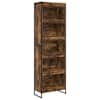 vidaXL Raamaturiiul 60 x 30 x 189,5 cm Tehispuit Suitsu tamm