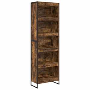 vidaXL Raamaturiiul 60 x 30 x 189,5 cm Tehispuit Suitsu tamm