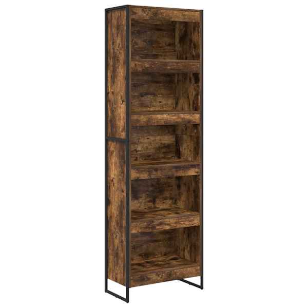 vidaXL Raamaturiiul 60 x 30 x 189,5 cm Tehispuit Suitsu tamm
