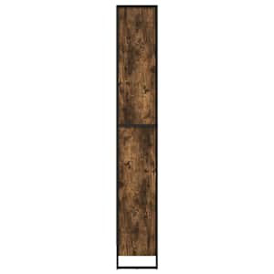 Knihovna 60 x 30 x 189,5 cm kompozitní dřevo Kouřový dub - obrázek 6