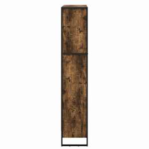 Knihovna 80 x 30 x 155 cm kompozitní dřevo Kouřový dub - obrázek 6