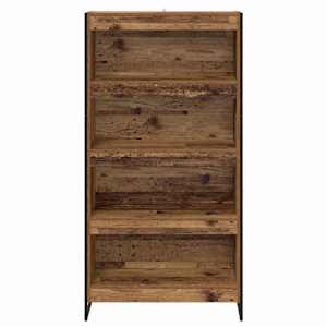 Knihovna 80 x 30 x 155 cm kompozitní dřevo Staré dřevo - obrázek 5