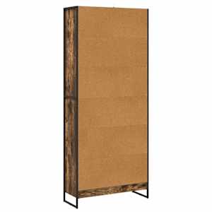 Knihovna 80 x 30 x 189,5 cm kompozitní dřevo Kouřový dub - obrázek 7