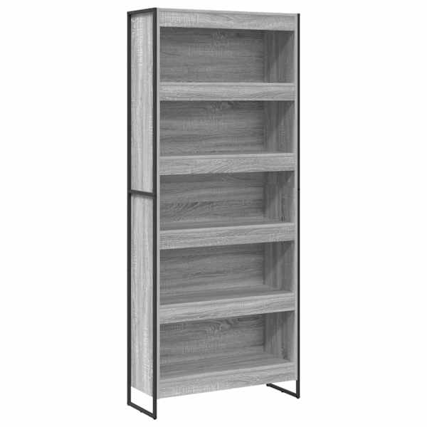 vidaXL Raamaturiiul 80 x 30 x 189,5 cm Tehispuit Hall Sonoma