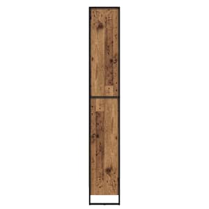 Knihovna 80 x 30 x 189,5 cm kompozitní dřevo Staré dřevo - obrázek 6