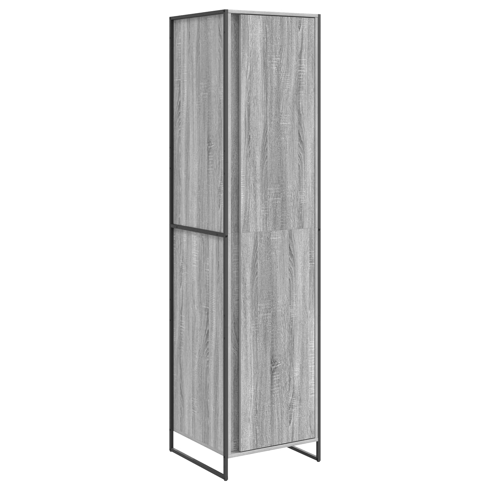 Thumbnail - vidaXL Warderobe 2 pcs Graues Sonoma 50 x 50 x 200 cm Holzwerkstoff