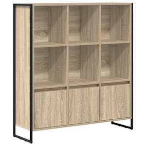 vidaXL Raamaturiiul 99,5 x 30 x 108 cm Tehispuit Sonoma