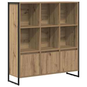 vidaXL Raamaturiiul 99,5 x 30 x 108 cm Tehispuit Artisani tamme