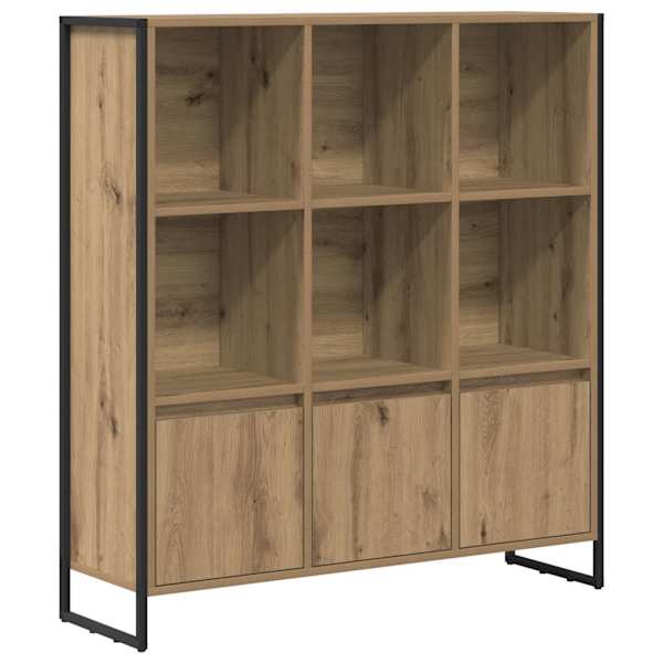 vidaXL Raamaturiiul 99,5 x 30 x 108 cm Tehispuit Artisani tamme