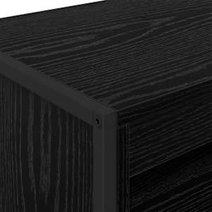 Vysoké skříně 2 pcs Černý dub 60 x 36 x 200 cm kompozitní dřevo - obrázek 9