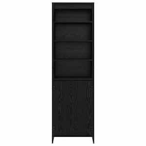 Vysoké skříně 2 pcs Černý dub 60 x 36 x 200 cm kompozitní dřevo - obrázek 6