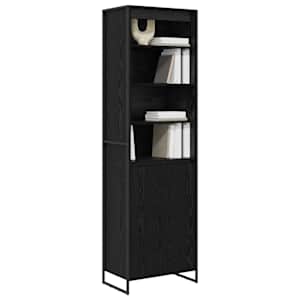 Vysoké skříně 2 pcs Černý dub 60 x 36 x 200 cm kompozitní dřevo - obrázek 3