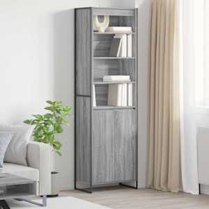 Vysoké skříně 2 pcs Šedá Sonoma 60 x 36 x 200 cm - obrázek 1