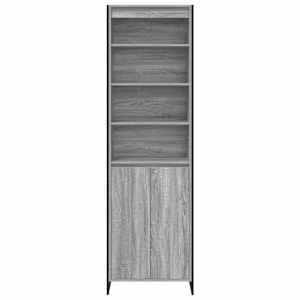 Vysoké skříně 2 pcs Šedá Sonoma 60 x 36 x 200 cm - obrázek 6