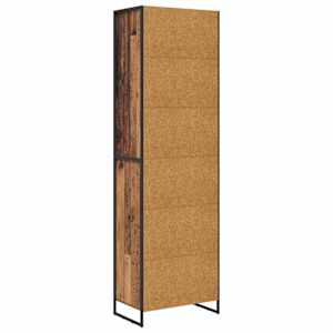 Vysoké skříně 2 pcs Staré dřevo 60 x 36 x 200 cm - obrázek 8