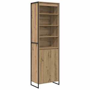 Vysoké skříně Umělecký dub 60 x 36 x 200 cm kompozitní dřevo - obrázek 2