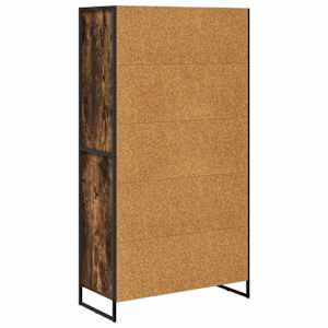 Servírovací skříň Kouřový dub 81 x 36 x 150.5 cm - obrázek 8