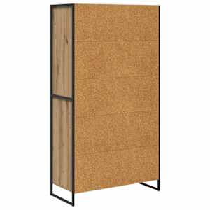 Servírovací skříň Umělecký dub 81 x 36 x 150.5 cm - obrázek 8