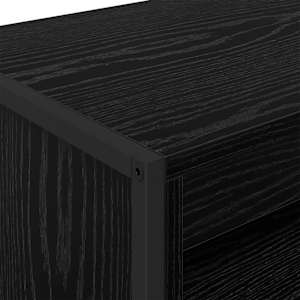 Vysoké skříně 2 pcs Černý dub 79 x 36 x 200 cm kompozitní dřevo - obrázek 9