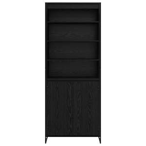 Vysoké skříně 2 pcs Černý dub 79 x 36 x 200 cm kompozitní dřevo - obrázek 6