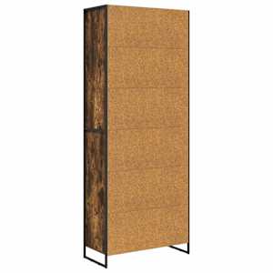 Vysoké skříně 2 pcs Kouřový dub 79 x 36 x 200 cm - obrázek 8