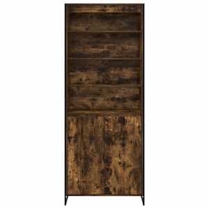 Vysoké skříně 2 pcs Kouřový dub 79 x 36 x 200 cm - obrázek 6